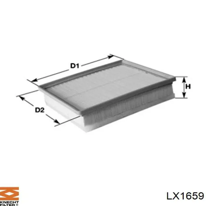 Filtro de aire Peugeot 407 6D