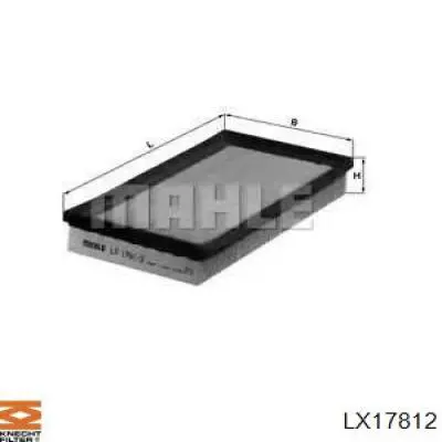 LX17812 Knecht-Mahle filtro de aire