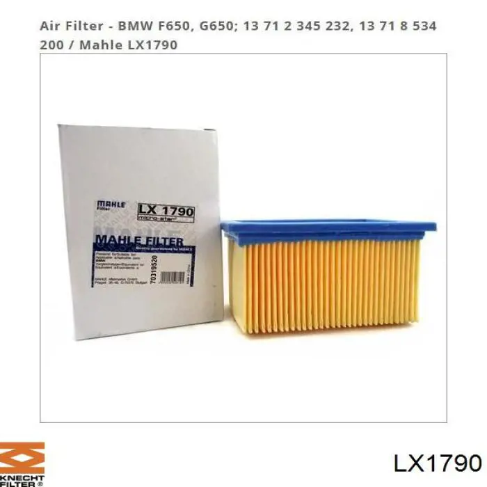 LX1790 Knecht-Mahle filtro de aire