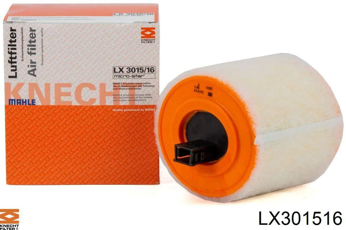 LX301516 Knecht-Mahle filtro de aire