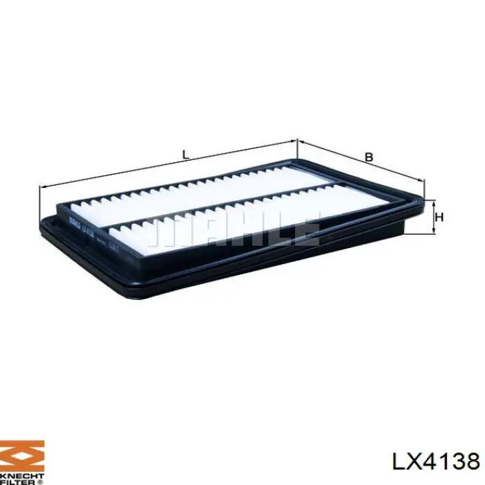 LX4138 Knecht-Mahle filtro de aire