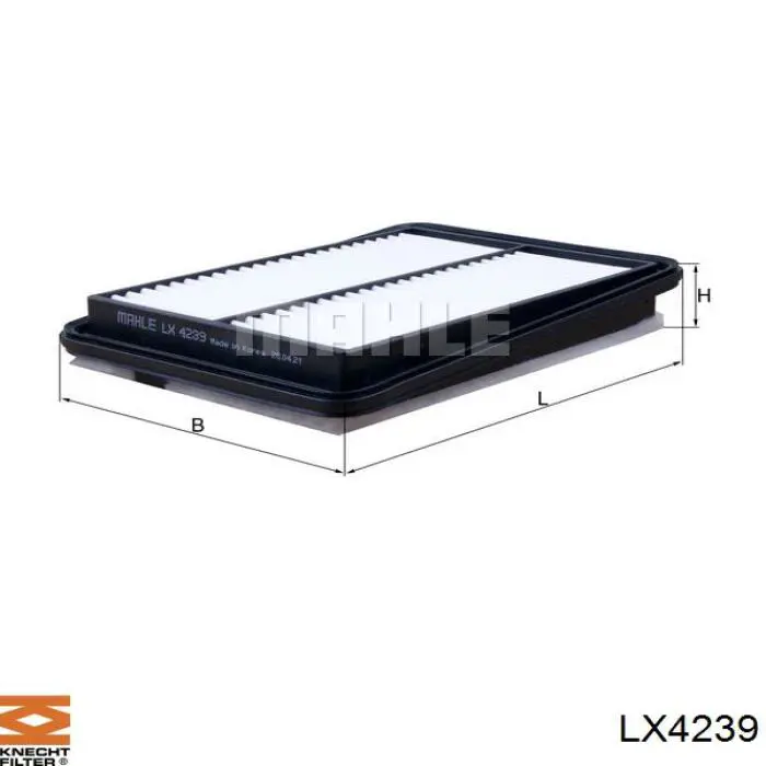 LX4239 Knecht-Mahle filtro de aire