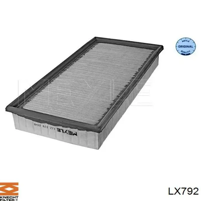 LX792 Knecht-Mahle filtro de aire