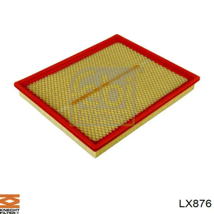 LX876 Knecht-Mahle filtro de aire