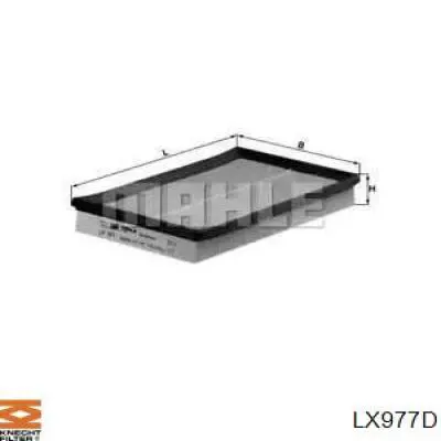 LX977D Knecht-Mahle filtro de aire