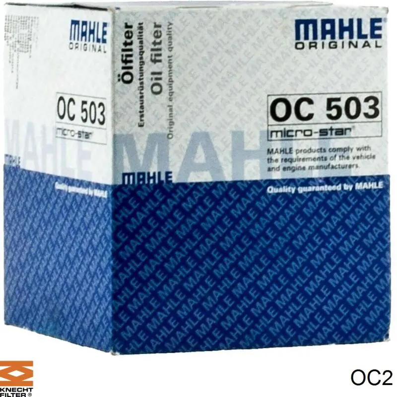 OC2 Knecht-Mahle filtro de aceite