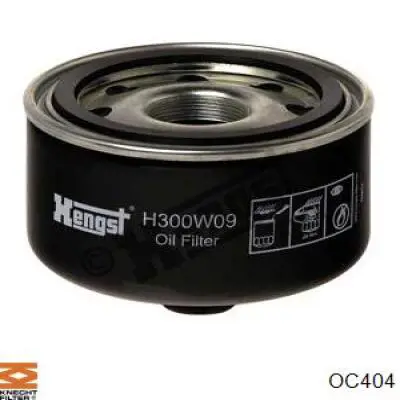 OC404 Knecht-Mahle filtro de aceite