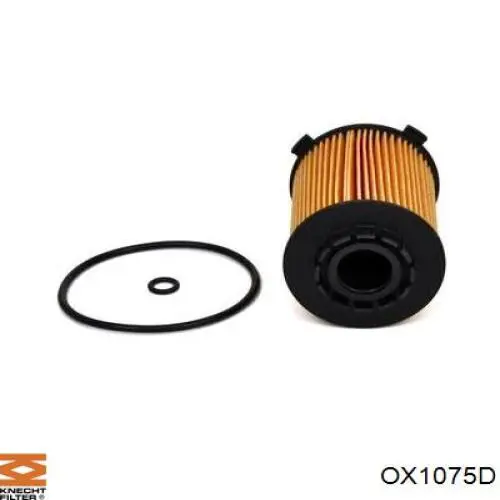 OX1075D Knecht-Mahle filtro de aceite