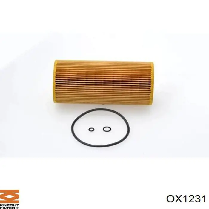 OX1231 Knecht-Mahle filtro de aceite