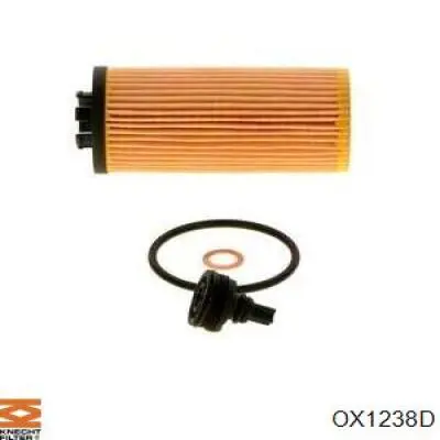 OX1238D Knecht-Mahle filtro de aceite