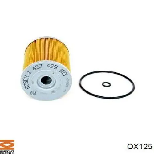 OX125 Knecht-Mahle filtro de aceite