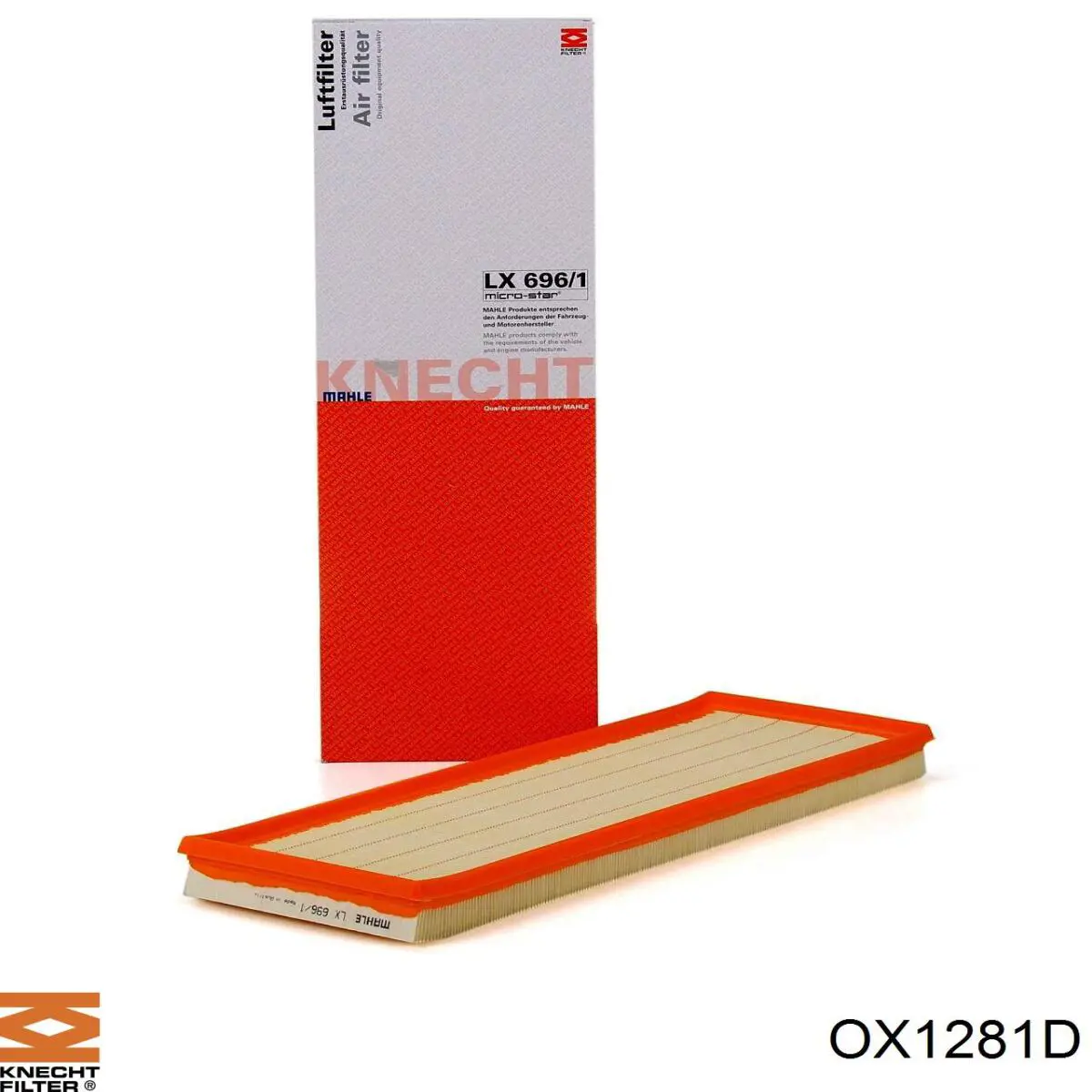 OX1281D Knecht-Mahle filtro de aceite