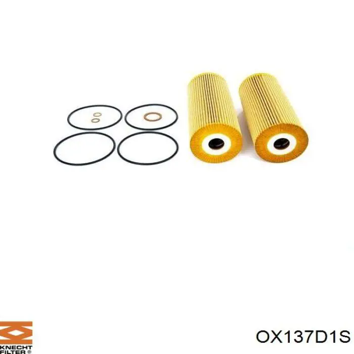 OX137D1S Knecht-Mahle filtro de aceite