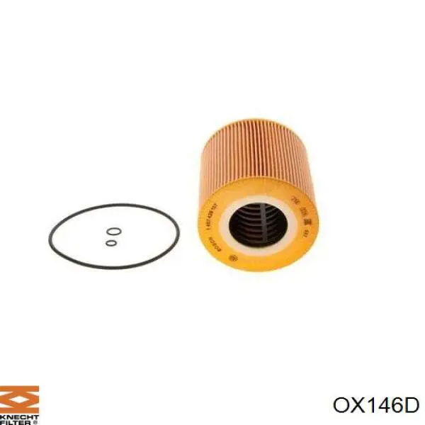 OX146D Knecht-Mahle filtro de aceite