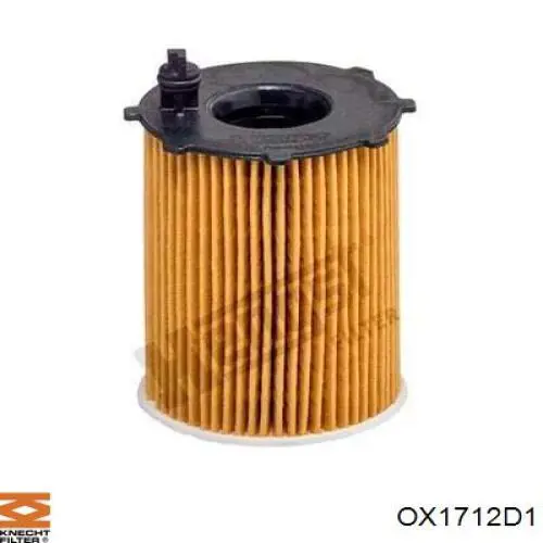 OX1712D1 Knecht-Mahle filtro de aceite
