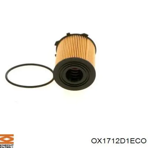 OX1712D1ECO Knecht-Mahle filtro de aceite