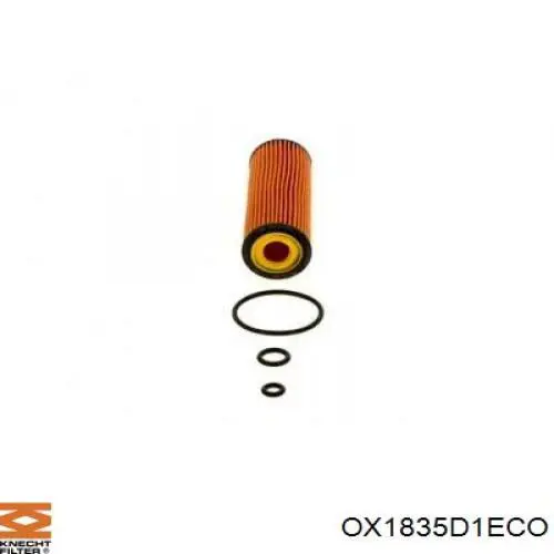 OX1835D1ECO Knecht-Mahle filtro de aceite