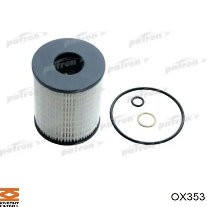 OX353 Knecht-Mahle filtro de aceite