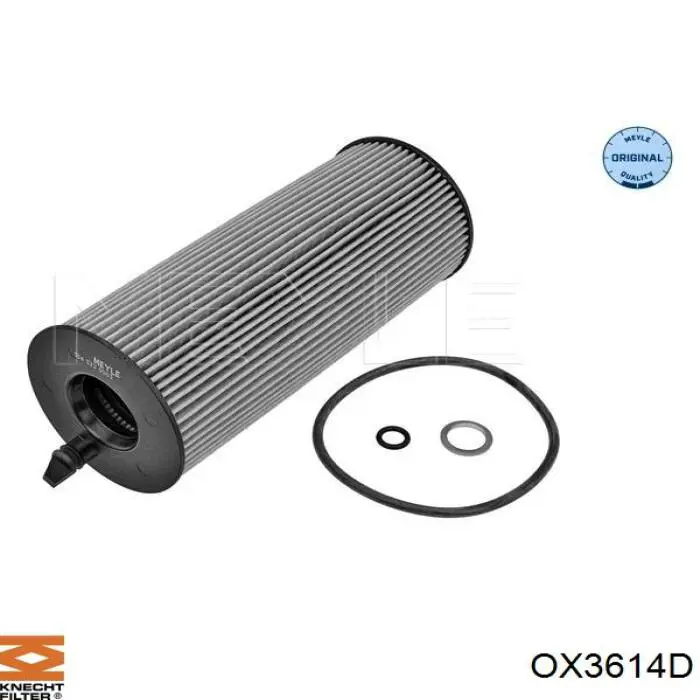 OX3614D Knecht-Mahle filtro de aceite