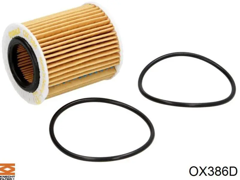 OX386D Knecht-Mahle filtro de aceite