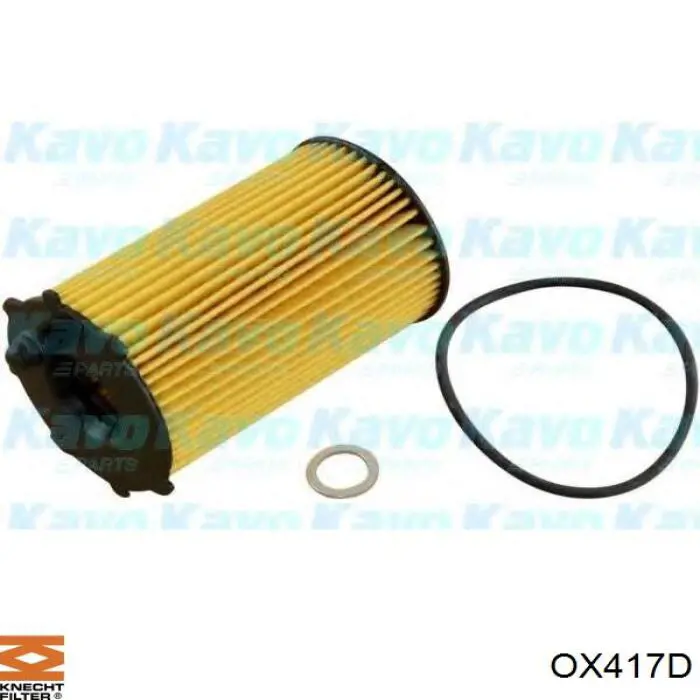 OX417D Knecht-Mahle filtro de aceite