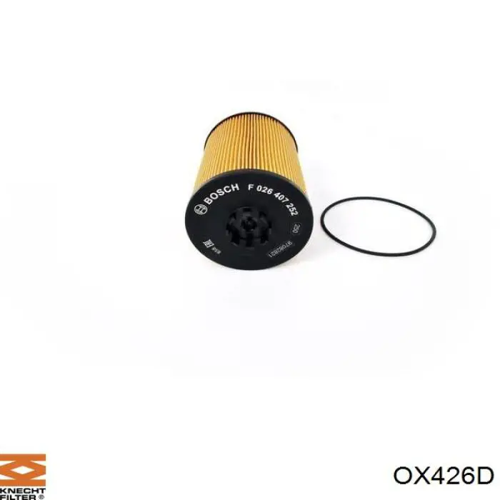 OX426D Knecht-Mahle filtro de aceite