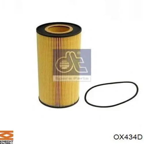 OX434D Knecht-Mahle filtro de aceite