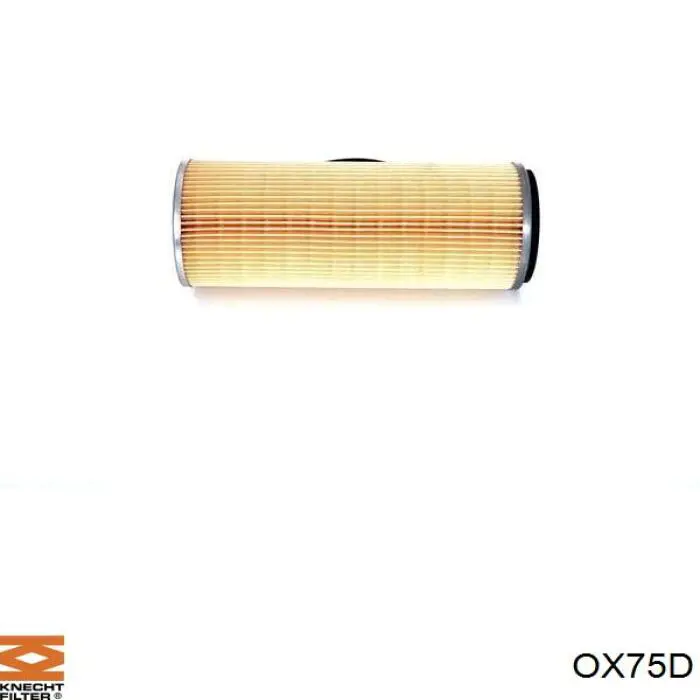 OX75D Knecht-Mahle filtro de aceite