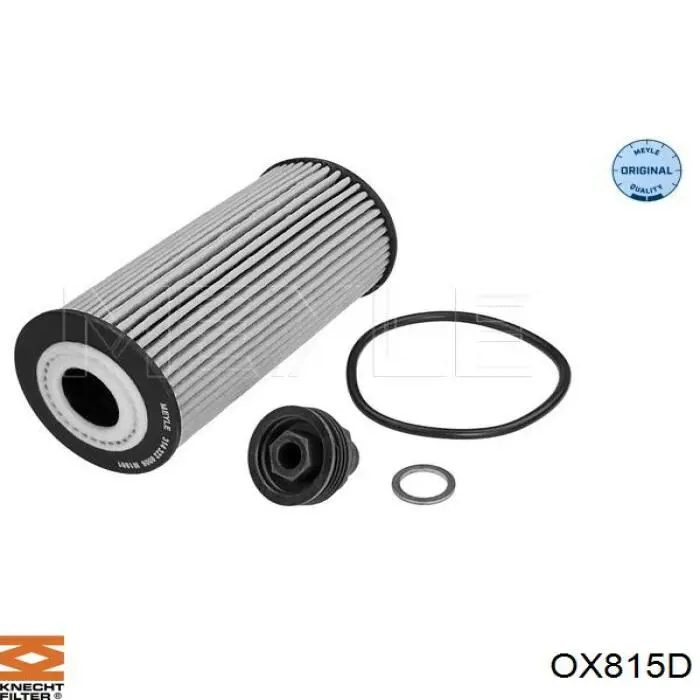 OX815D Knecht-Mahle filtro de aceite