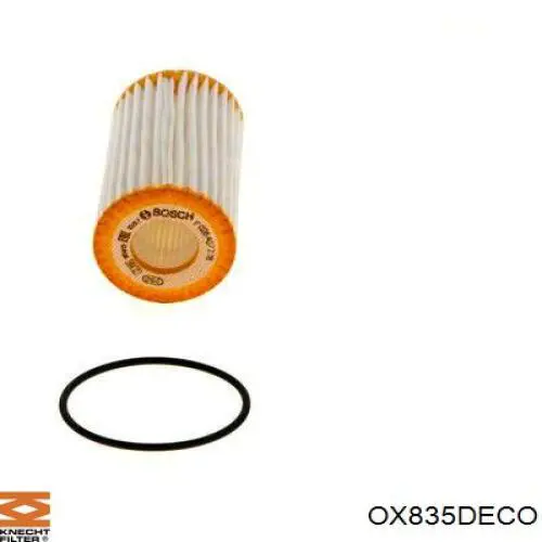 OX835DECO Knecht-Mahle filtro de aceite