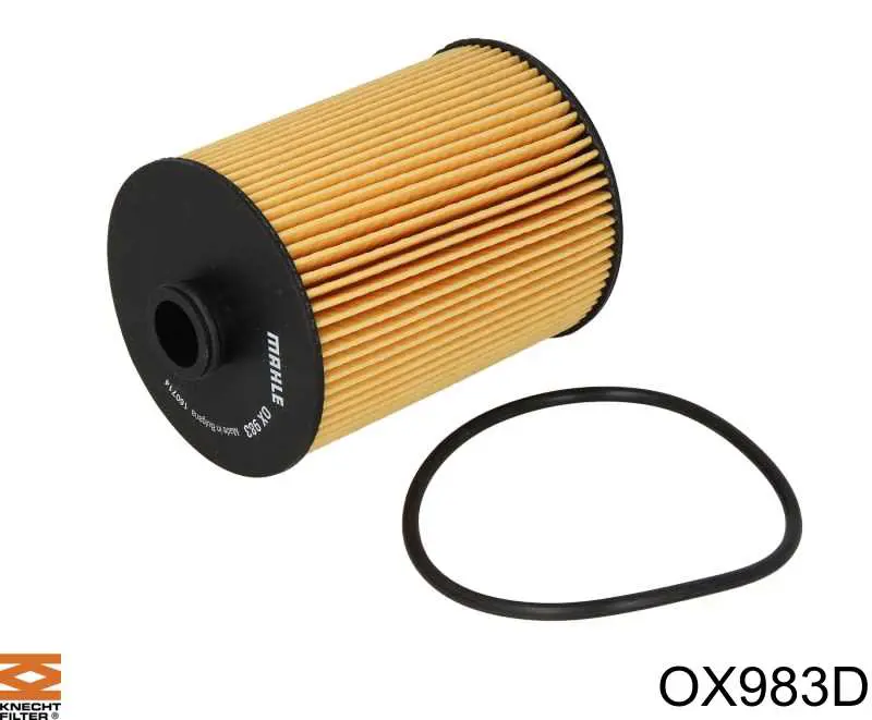 OX983D Knecht-Mahle filtro de aceite