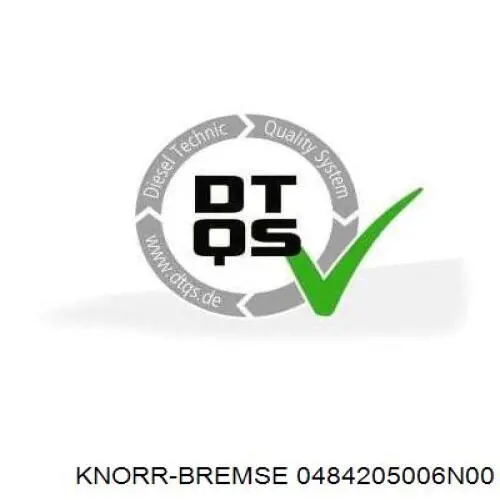 Sensor de presión, frenos de aire KNORR-BREMSE 0484205006N00