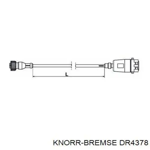 DR4378 Knorr-bremse Válvula de derivación de aire de sobrealimentación