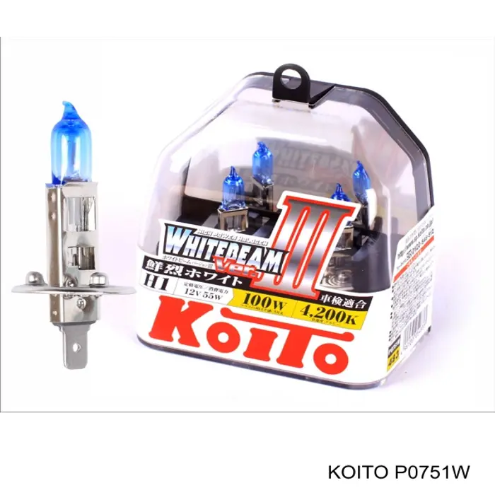 P0751W Koito Lámpara halógena