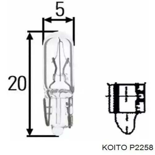 P2258 Koito bombilla