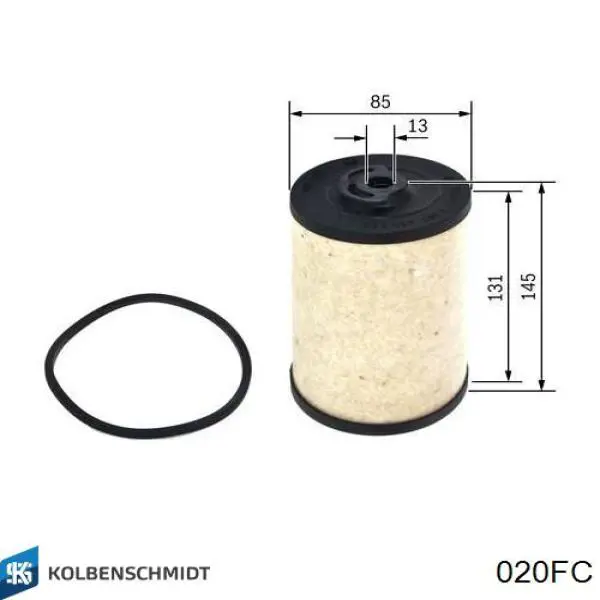020-FC Kolbenschmidt filtro de combustible