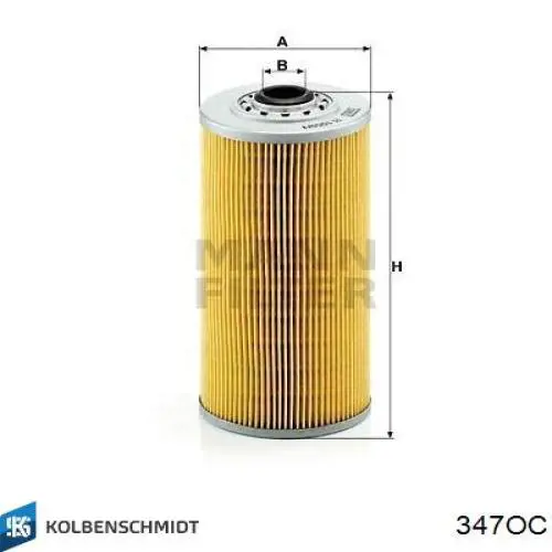 Filtro de aceite 347OC Kolbenschmidt