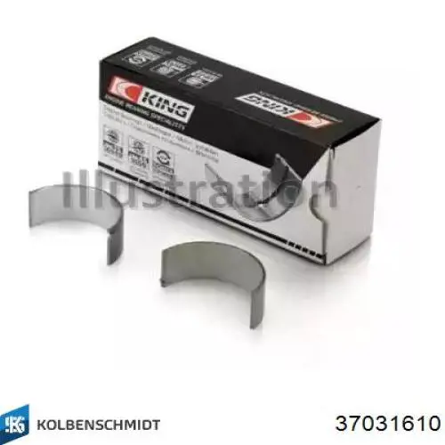 Comprar 37031610 Kolbenschmidt Juego de cojinetes de cigüeñal, cota de reparación (+0,25 mm)