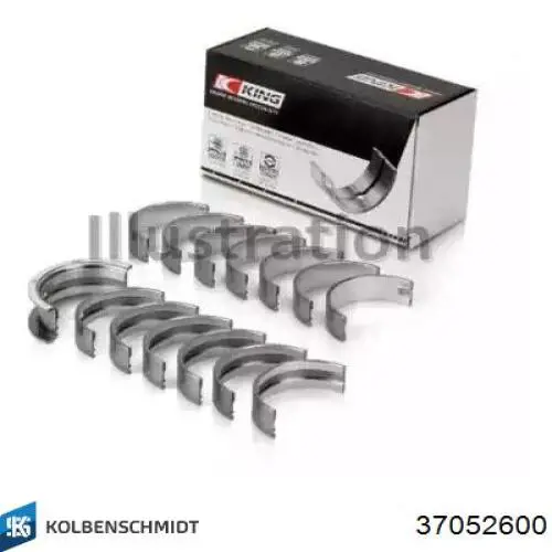 Juego de cojinetes de cigüeñal, estándar, STD Kolbenschmidt 37052600 precio, desde 58,75 EUR