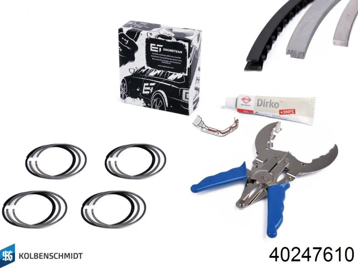 Comprar 40247610 Kolbenschmidt Pistón completo para un cilindro, primera sobremedida (+0,25 mm)