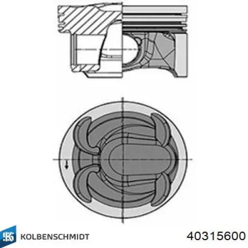 40315600 Kolbenschmidt Pistón