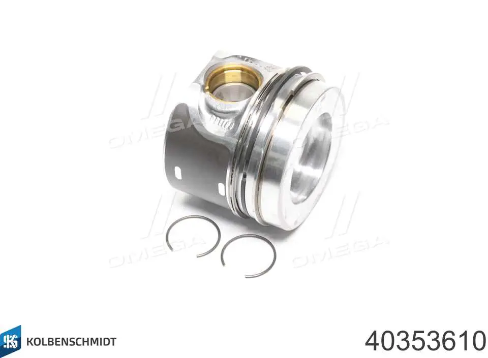 Pistón completo para un cilindro, primera sobremedida (+0,25 mm) Kolbenschmidt 40353610 precio, desde 163,20 EUR