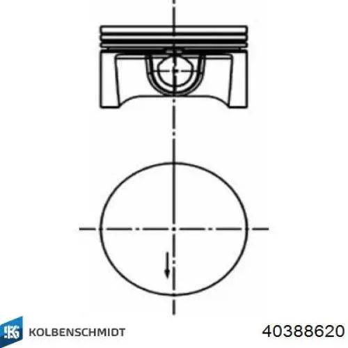 Pistón completo para 1 cilindro, segunda reparación (+0,50 mm) Opel 624062 precio, desde 60,50 EUR