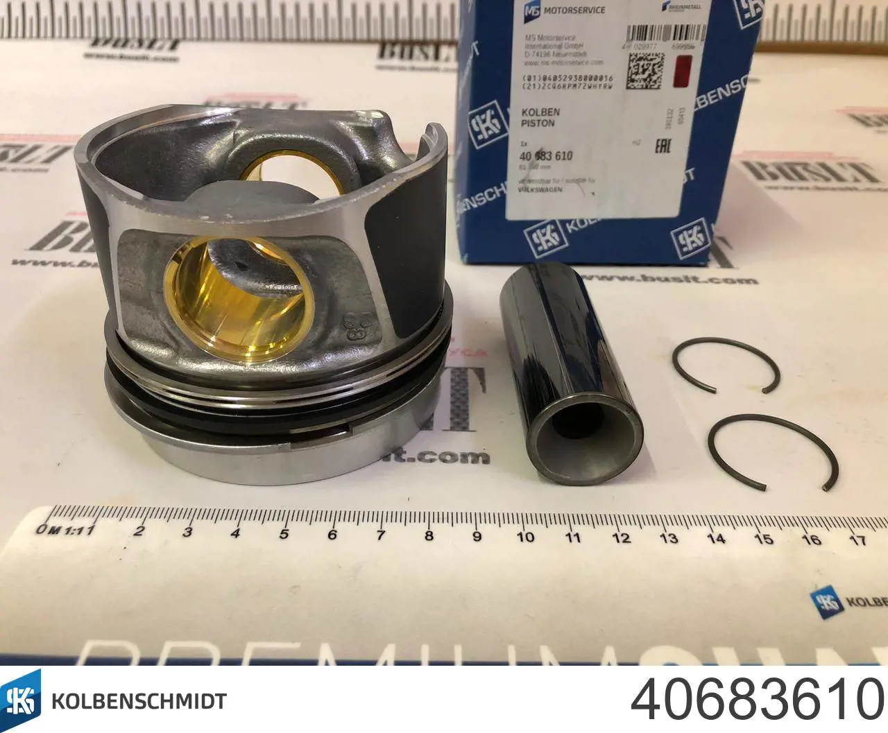 Pistón completo para un cilindro, primera sobremedida (+0,25 mm) Kolbenschmidt 40683610 precio, desde 162,12 EUR