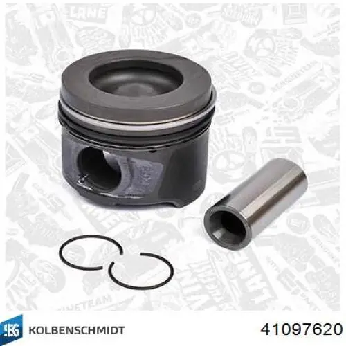 41097620 Kolbenschmidt pistón completo para 1 cilindro, cota de reparación + 0,50 mm