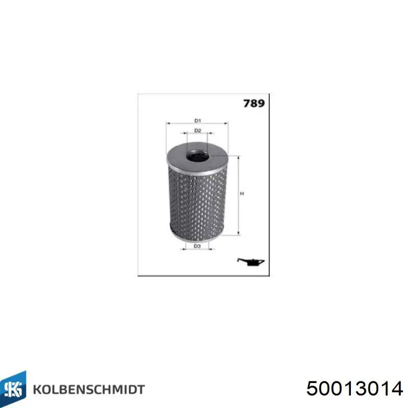 50013014 Kolbenschmidt filtro de aceite