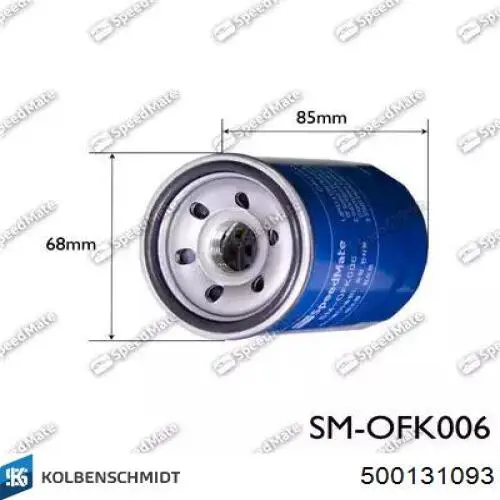 Filtro de aceite motor Kolbenschmidt 500131093