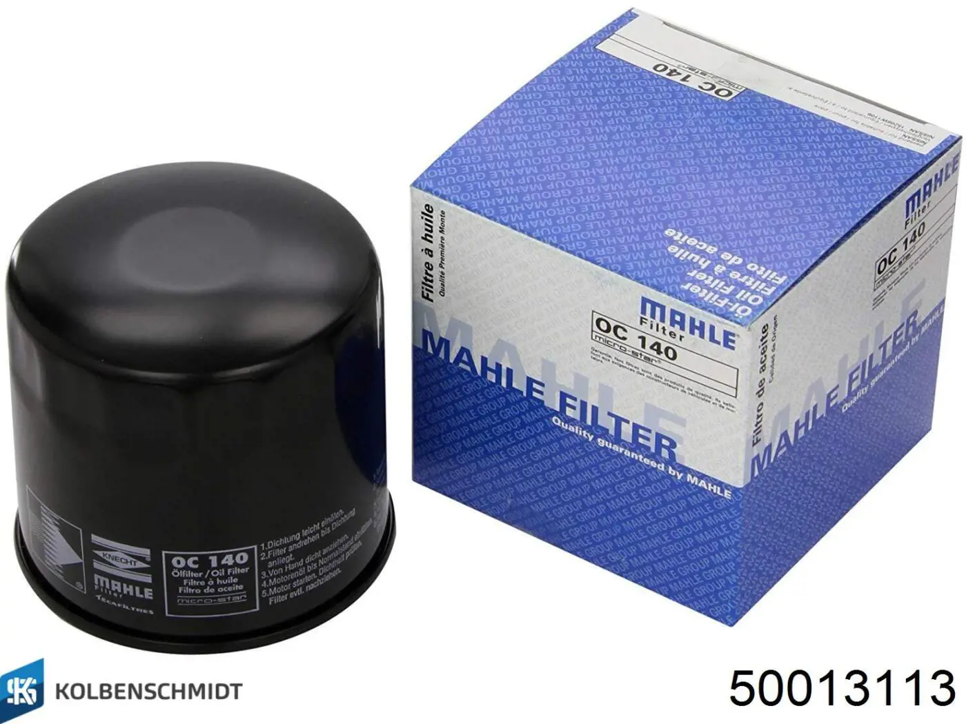50013113 Kolbenschmidt filtro de aceite