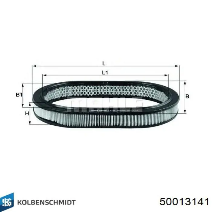 50013141 Kolbenschmidt filtro de aire