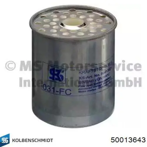 Filtro de combustible 50013643 Kolbenschmidt